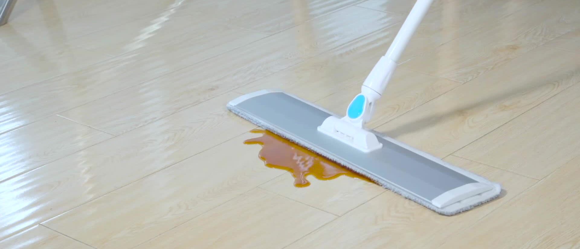 How to clean sticky floor. Crisis averted