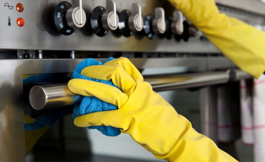 Say goodbye to grime: how to clean LG oven with blue interior