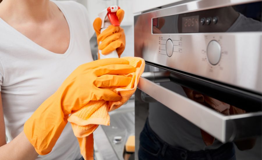 Say goodbye to grime: how to clean LG oven with blue interior